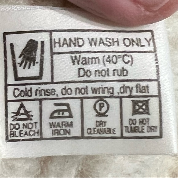 Vintage Highland Home Industries Wool Cardigan Button Up Ivory Sweater - Picture 5 of 7